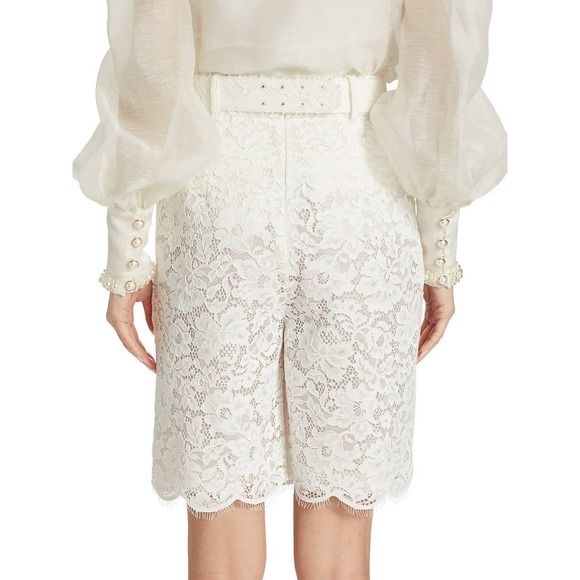 Zimmermann High Tide Lace Long Line Shorts - Picture 5 of 14
